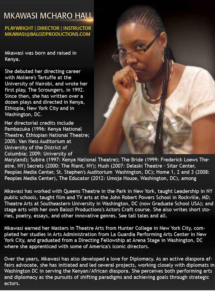 Director Mkawasi Hall